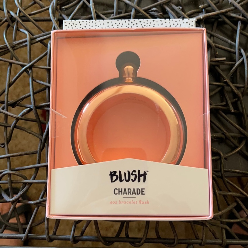 Blush Charade Rose Gold Bracelet Flask